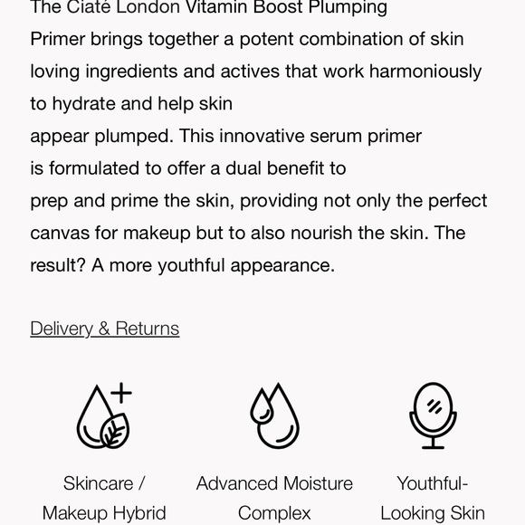 🆕CIATÉ LONDON VITAMIN BOOST PLUMPING PRIMER🆕 - Picture 6 of 10